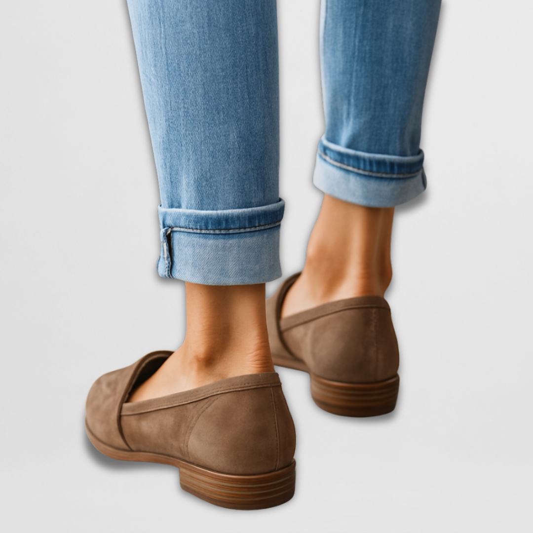 Flair - Damen Wildleder-Mokassins | Herbst