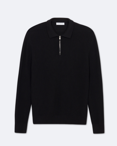 Flair - Premium-Strickjacke mit Viertelreißverschluss