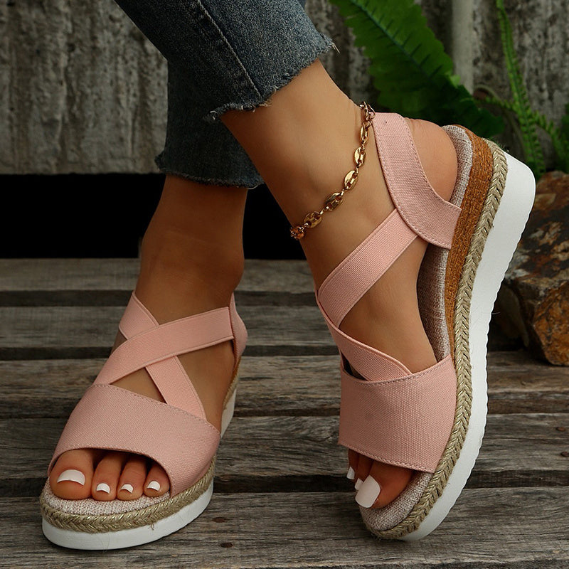 Flair - Kreuzriemchen-Sandalen