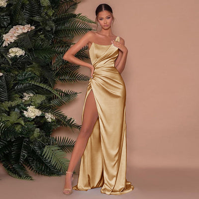 Flair - Kleid mit Fischgrätenschlitz