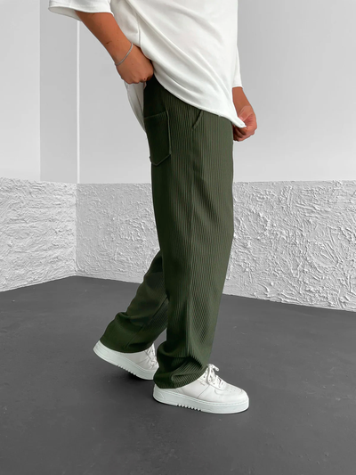 Flair - Gerippte Hose mit lockerer Passform