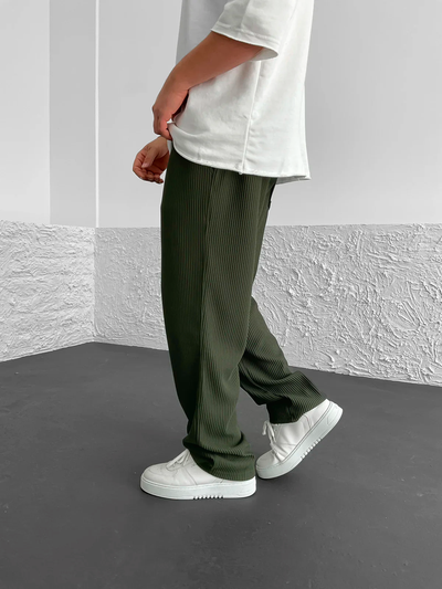 Flair - Gerippte Hose mit lockerer Passform