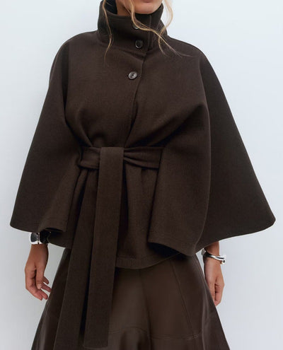 Flair - Damen Warme Kurze Mantel | Herbst