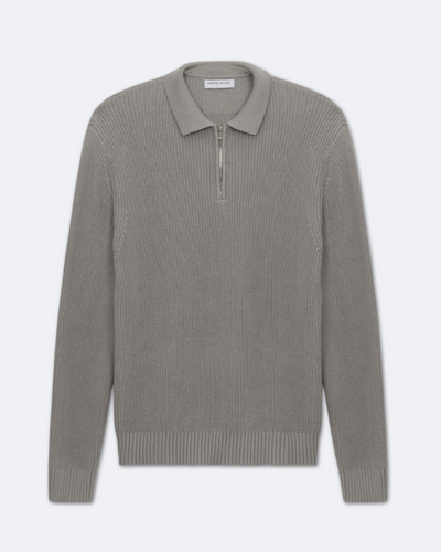 Flair - Premium-Strickjacke mit Viertelreißverschluss