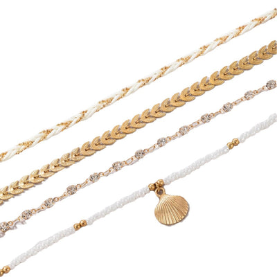 Flair – Bohemian-Schmuckset aus gewebtem Material
