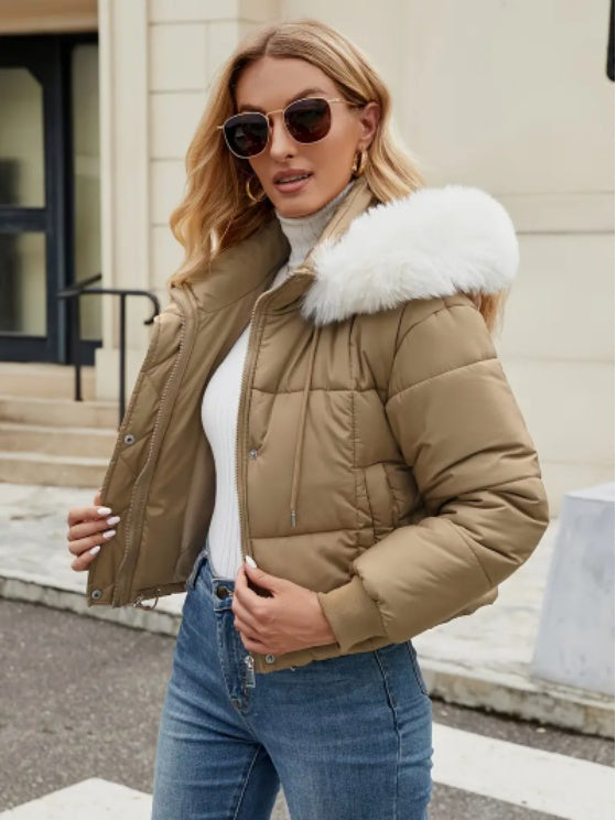 Flair - Damen Kurze Daunen Parka | Winter