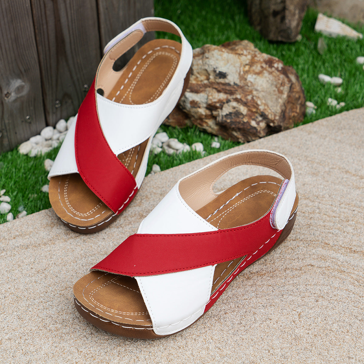 Flair - Cross-strap Summer Sandals