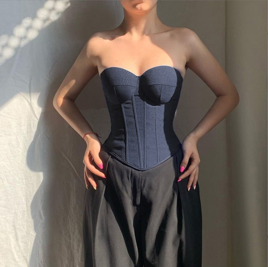 Flair - Y2K Tube Top mit Rückenband
