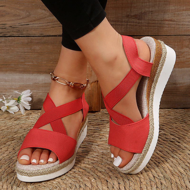 Flair - Kreuzriemchen-Sandalen