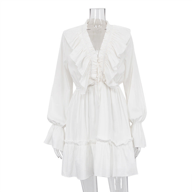 Flair - V-Ausschnitt-Ärmelkleid