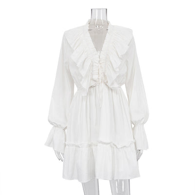 Flair - V-Ausschnitt-Ärmelkleid