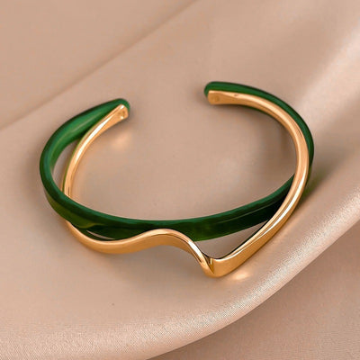 Flair - Weißer Muschelteller Armband