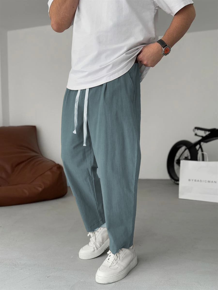 Flair – Gerade geschnittene Leinenhose