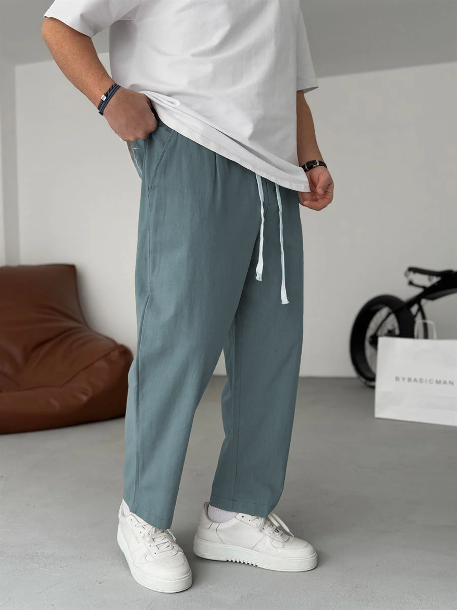 Flair – Gerade geschnittene Leinenhose
