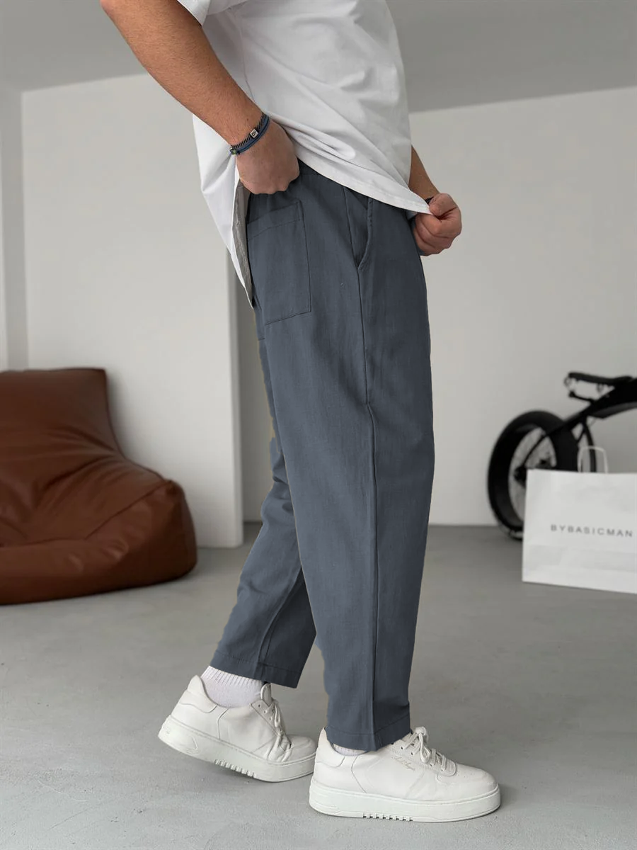 Flair – Gerade geschnittene Leinenhose
