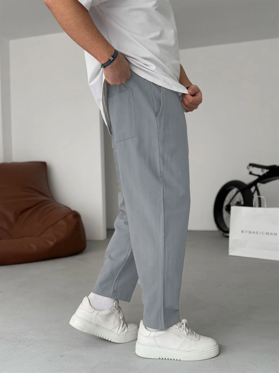 Flair – Gerade geschnittene Leinenhose