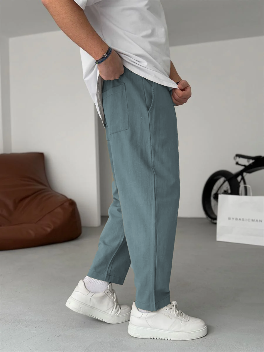 Flair – Gerade geschnittene Leinenhose