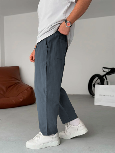 Flair – Gerade geschnittene Leinenhose