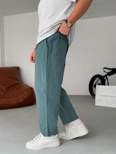 Flair – Gerade geschnittene Leinenhose