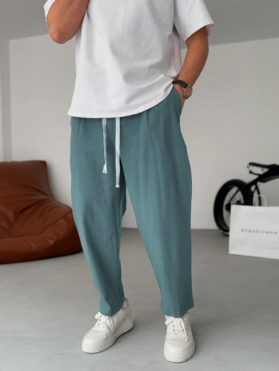 Flair – Gerade geschnittene Leinenhose