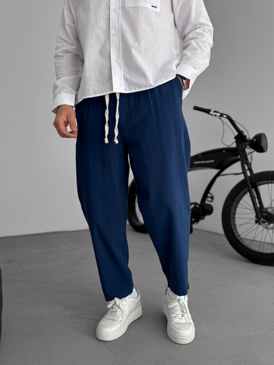 Flair – Gerade geschnittene Leinenhose