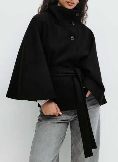 Flair - Damen Warme Kurze Mantel | Herbst