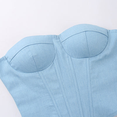 Flair - Y2K Tube Top mit Rückenband