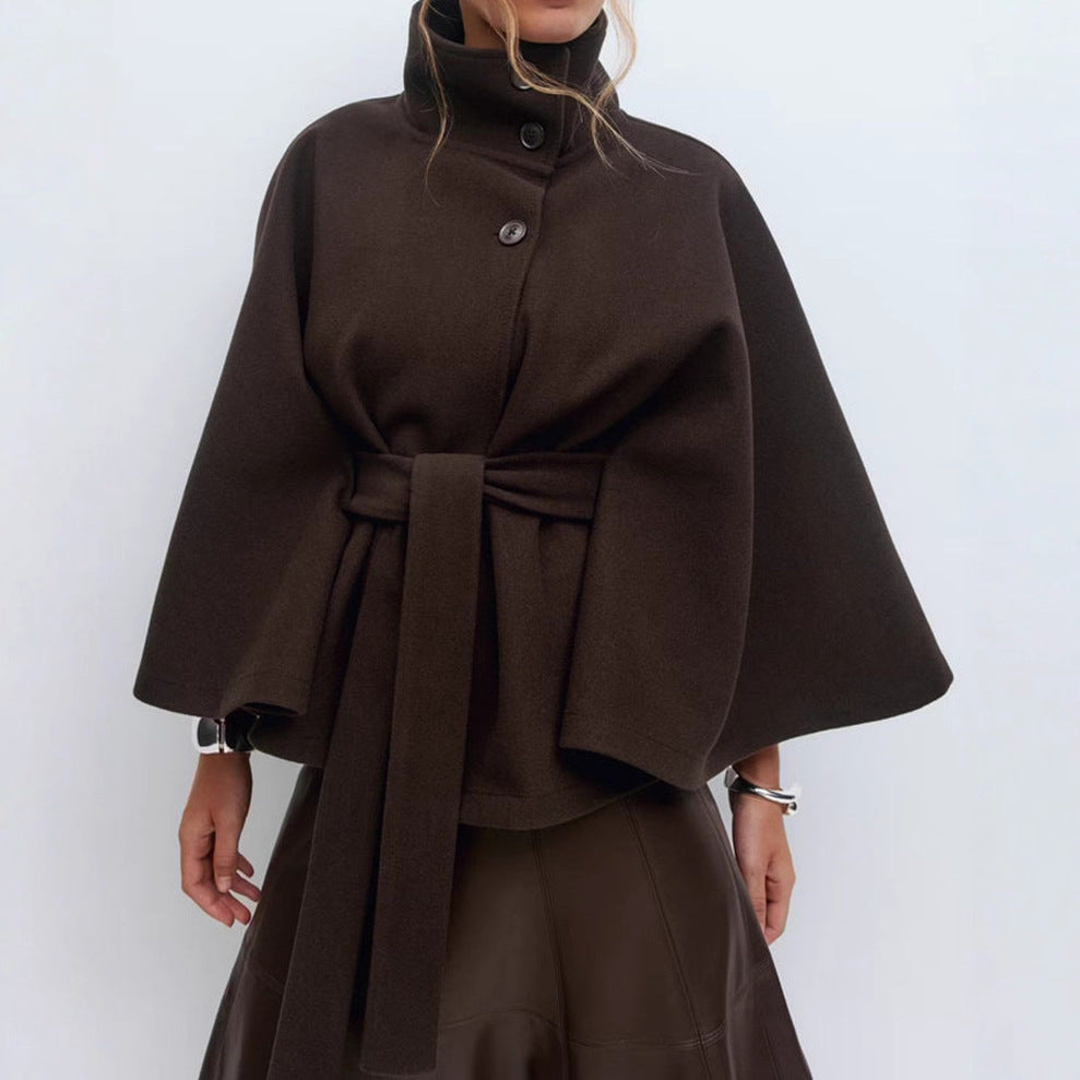 Flair - Damen Warme Kurze Mantel | Herbst
