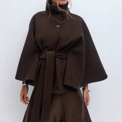Flair - Damen Warme Kurze Mantel | Herbst