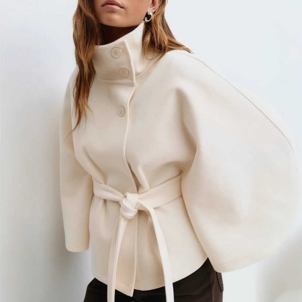 Flair - Damen Warme Kurze Mantel | Herbst