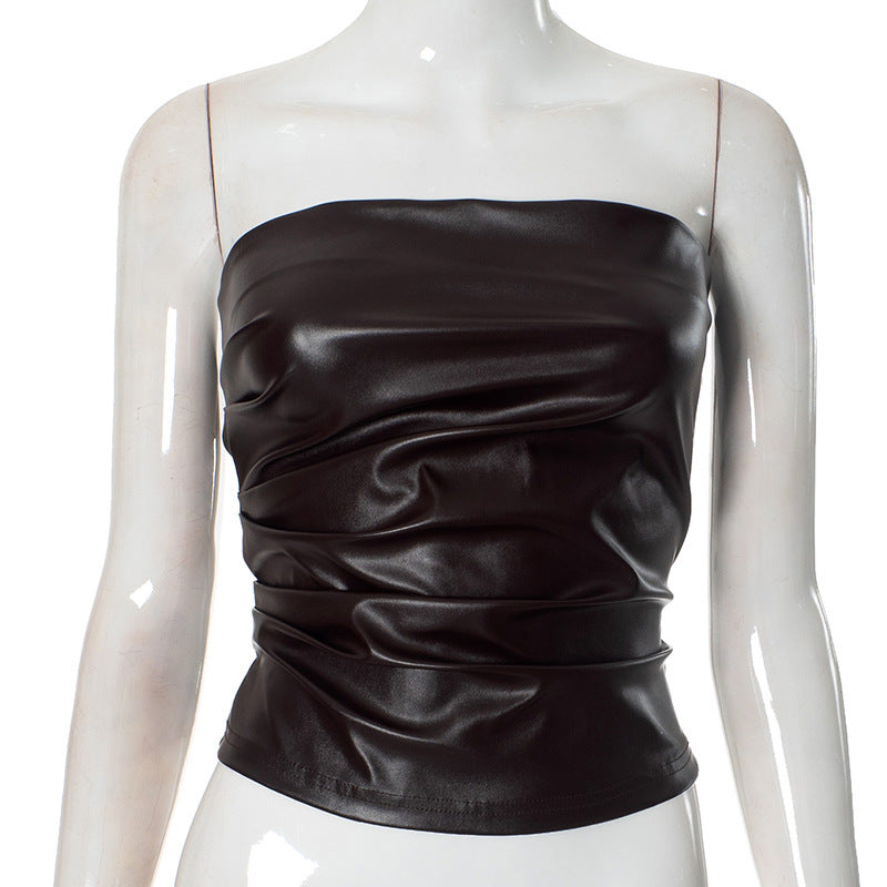 Flair - Leder-Tank-Top