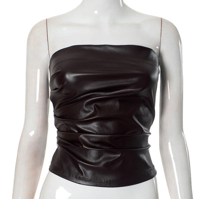 Flair - Leder-Tank-Top
