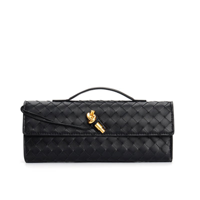 Flair - Damen  Geflochtene Echtleder Tasche | Herbst