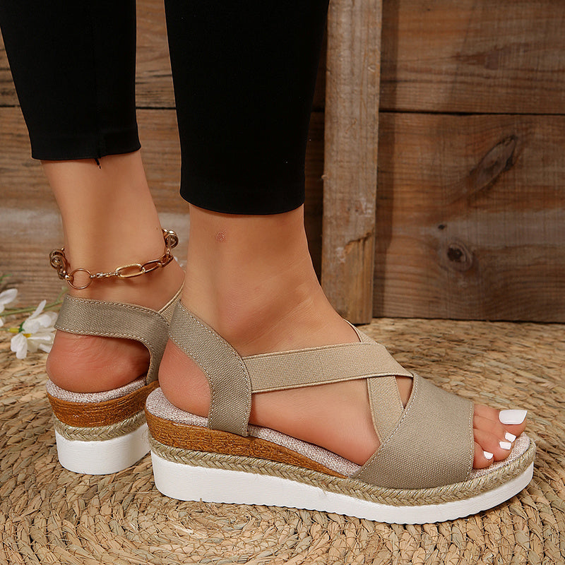 Flair - Kreuzriemchen-Sandalen