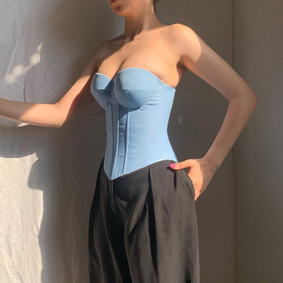 Flair - Y2K Tube Top mit Rückenband