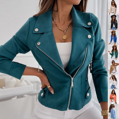 Flair - Jacke mit Revers und Reißverschlusstaschen
