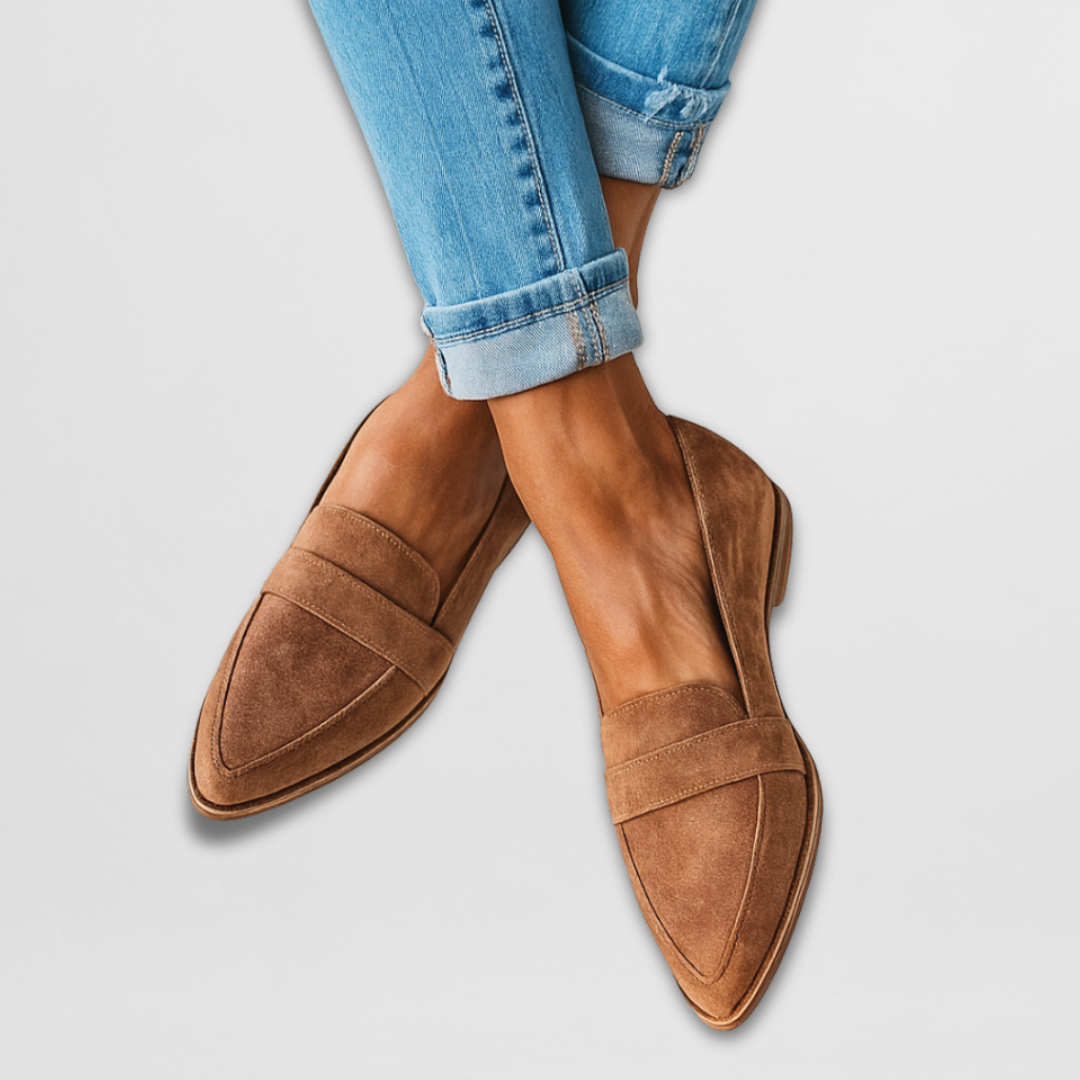 Flair - Damen Wildleder-Mokassins | Herbst