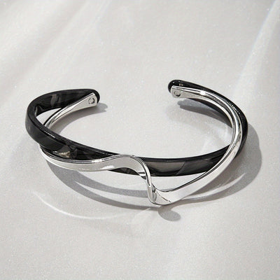 Flair - Weißer Muschelteller Armband