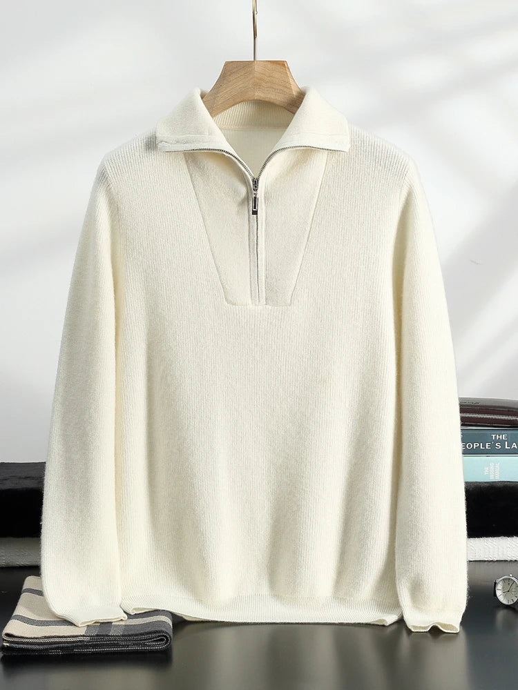 Flair - Kaschmir Half-Zip Pullover