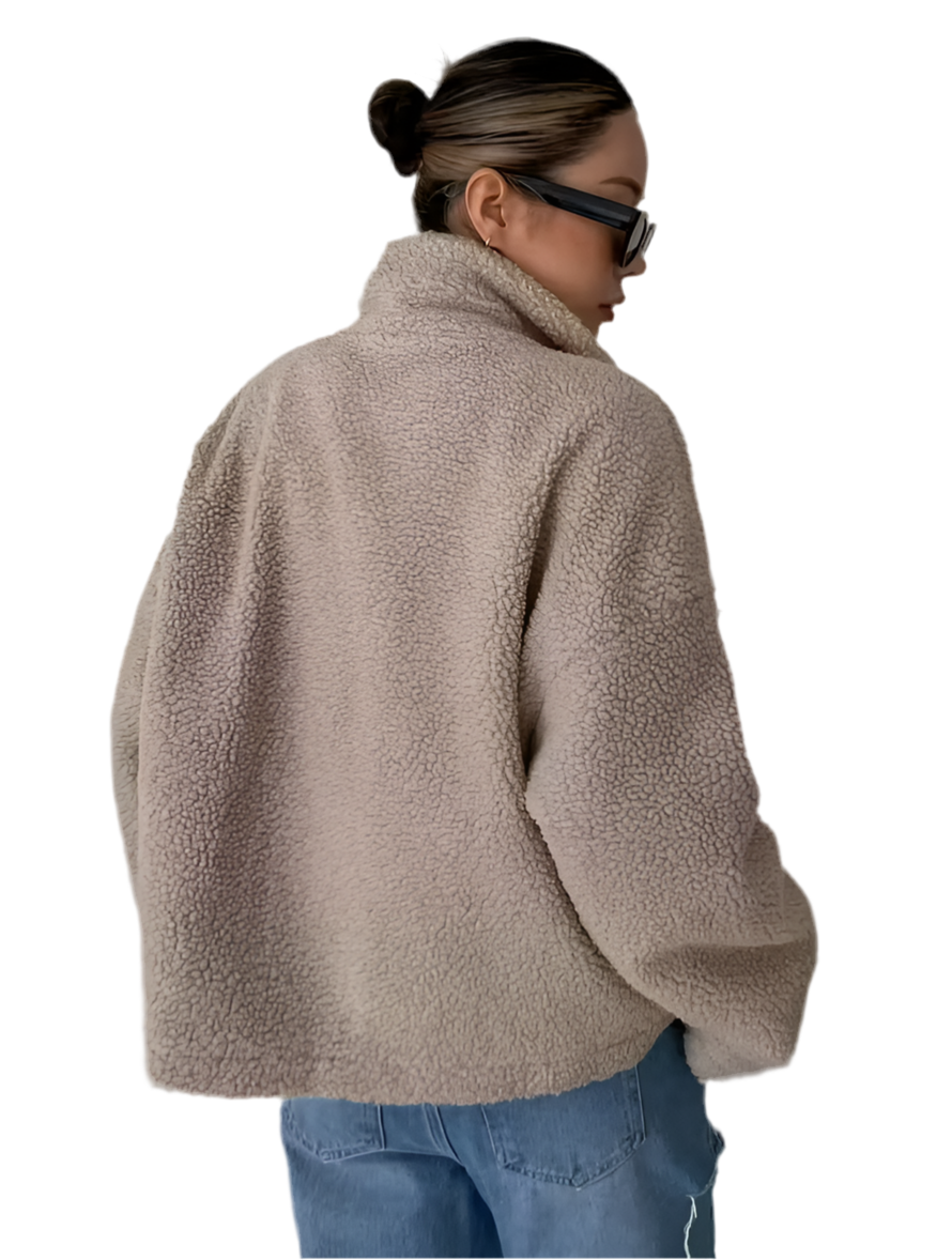 Flair - Oversize Teddyfell-Jacke (Damen) | Winter