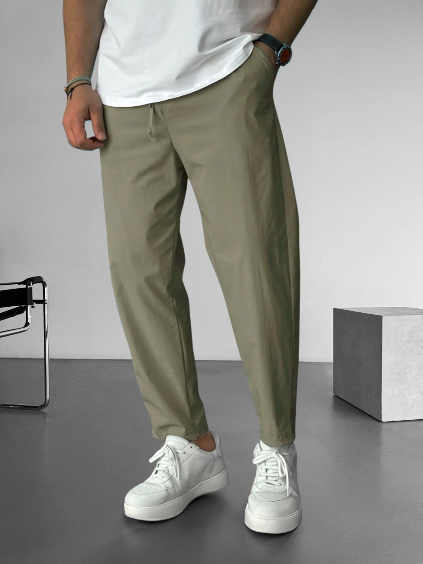 Flair - Unverzichtbare, konisch zulaufende Hose mit Kordelzug