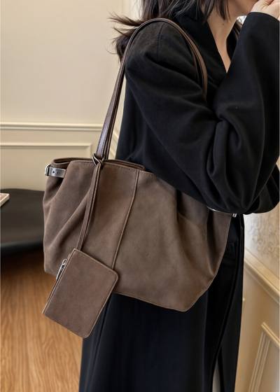 Flair - Damen Große Schulter Handtasche | Reißverschluss