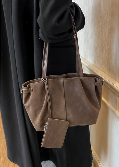 Flair - Damen Große Schulter Handtasche | Reißverschluss