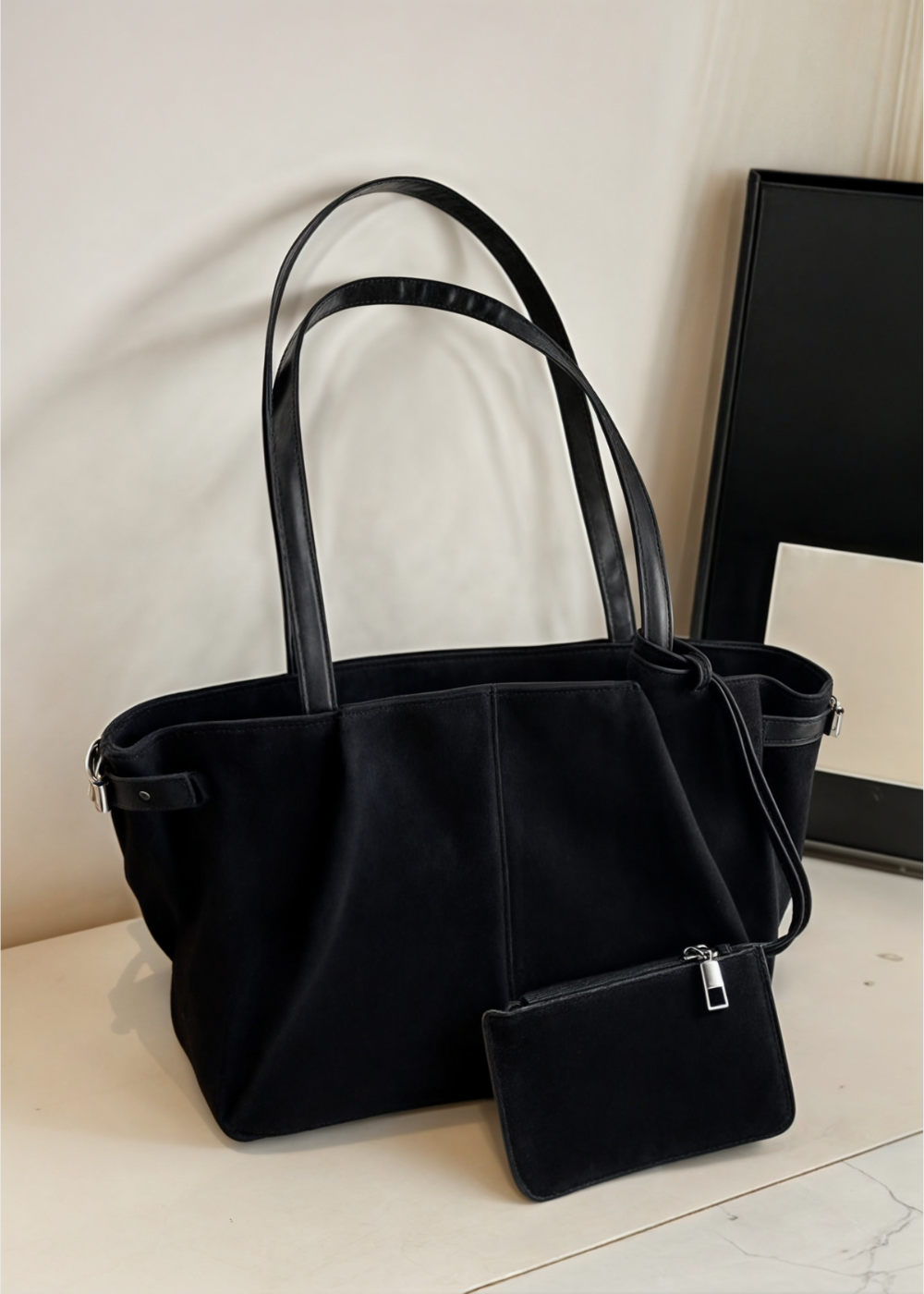 Flair - Damen Große Schulter Handtasche | Reißverschluss