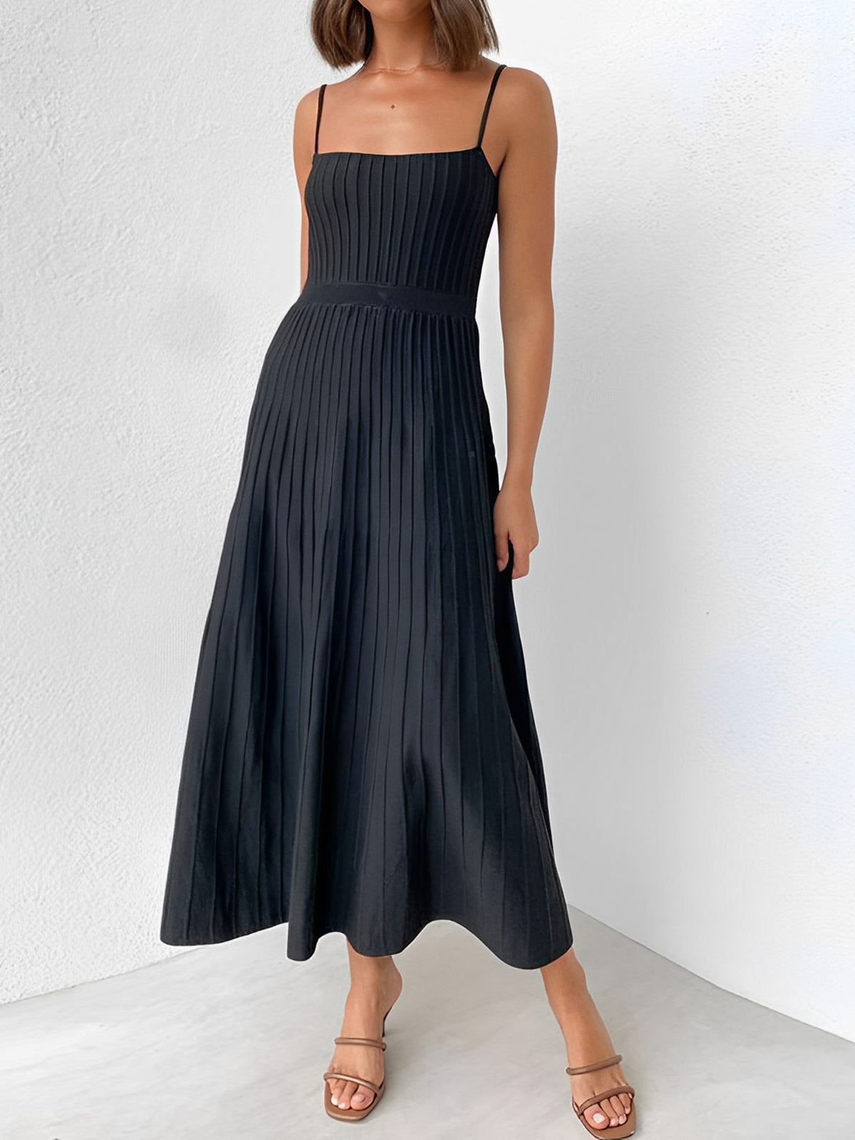 Flair - Plissee-Midi-Kleid