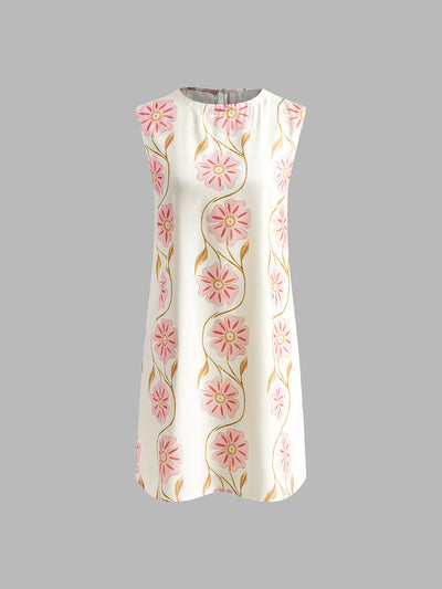 Flair - Sommerkleid mit floraler Stickerei