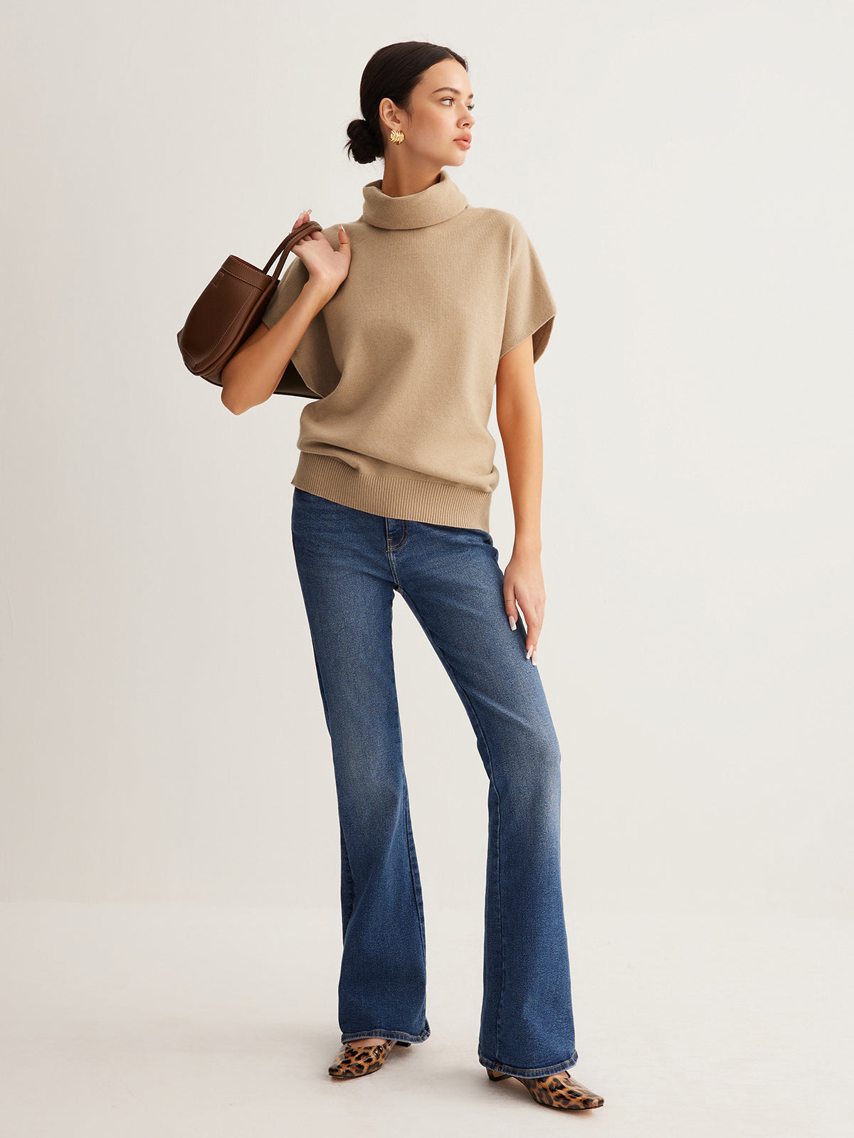 Flair - Rollkragenpullover aus Wollgemisch