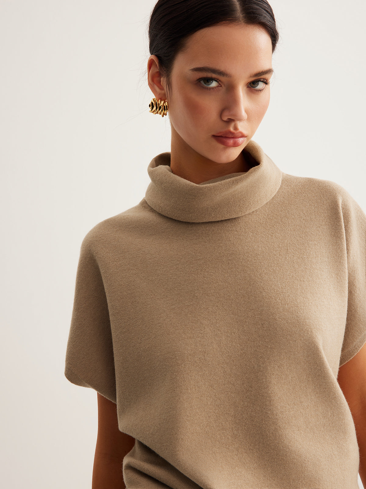 Flair - Rollkragenpullover aus Wollgemisch