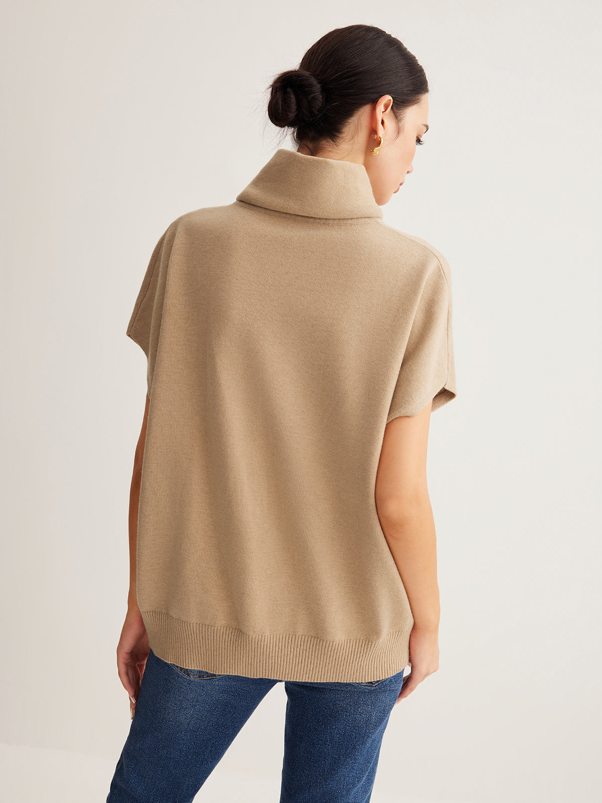 Flair - Rollkragenpullover aus Wollgemisch