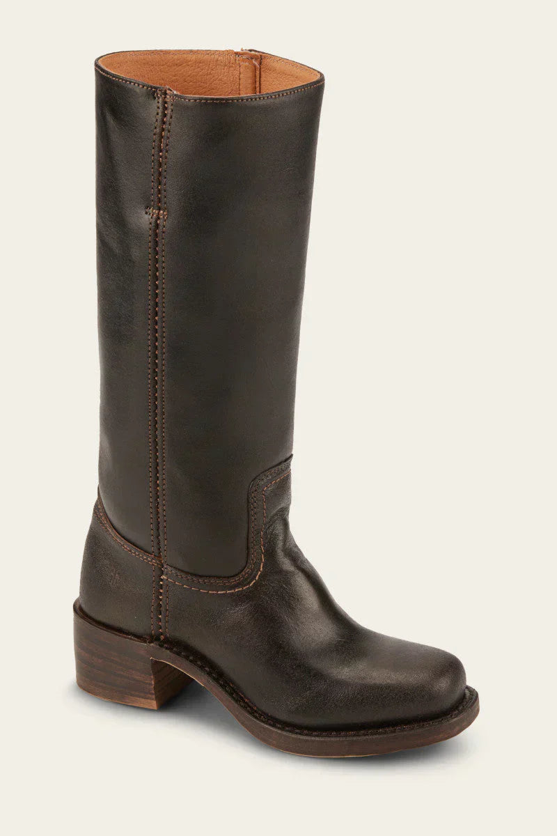 Flair - Lange Lederstiefeletten für Damen | Herbst